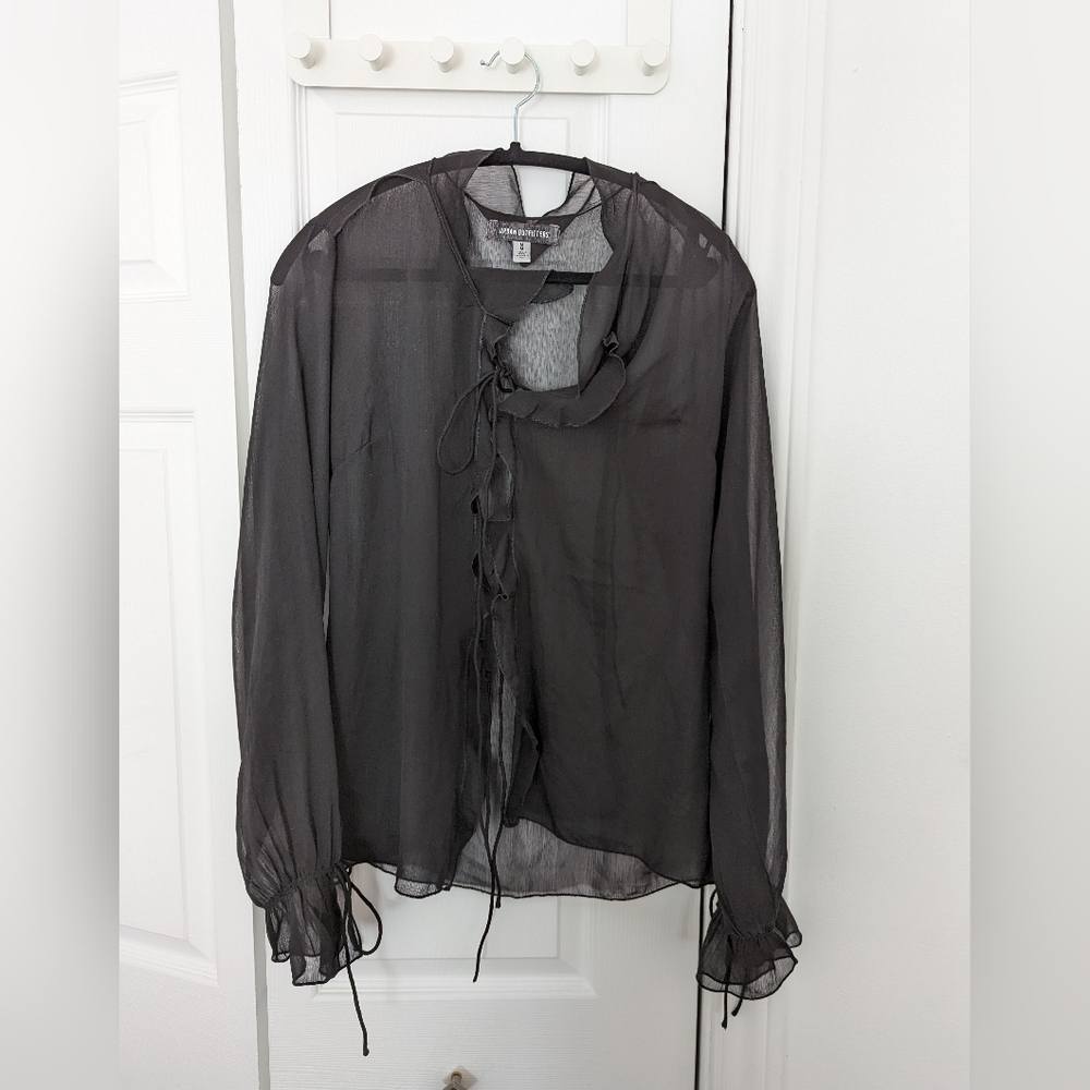 urban Outfitters sheer blouse